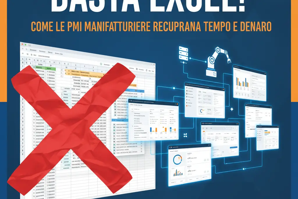 Basta Excel! Come le PMI Manifatturiere Recuperano Tempo e Denaro con Software Dedicati