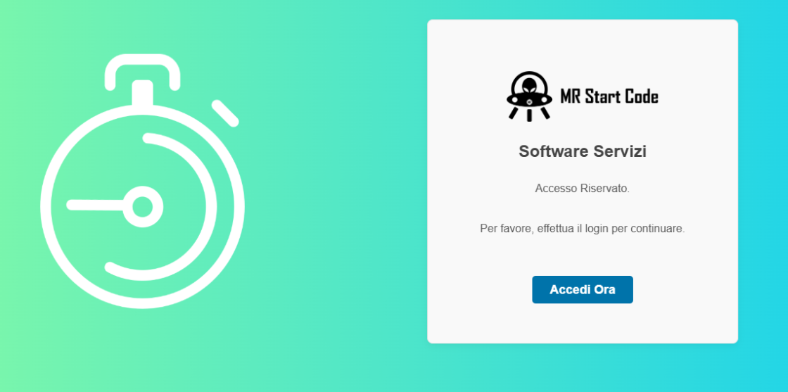 MR START CODE Hub: Portale Servizi Clienti B2B